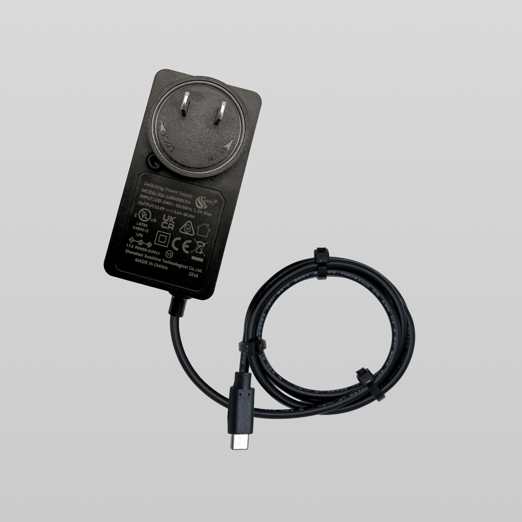 12V/5A 60W USB-C Power Adapter for ZimaBlade