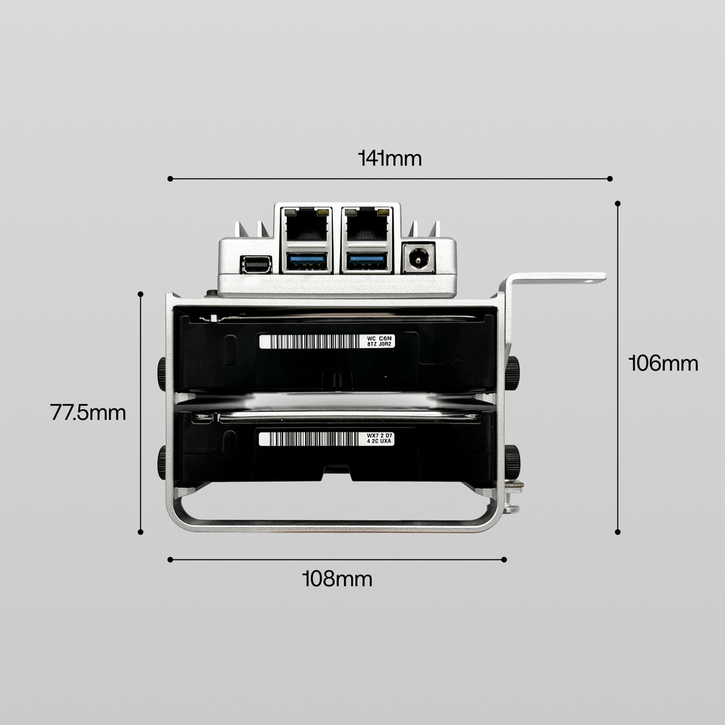 2-Bay HDD Rack Tray for ZimaBoard 2