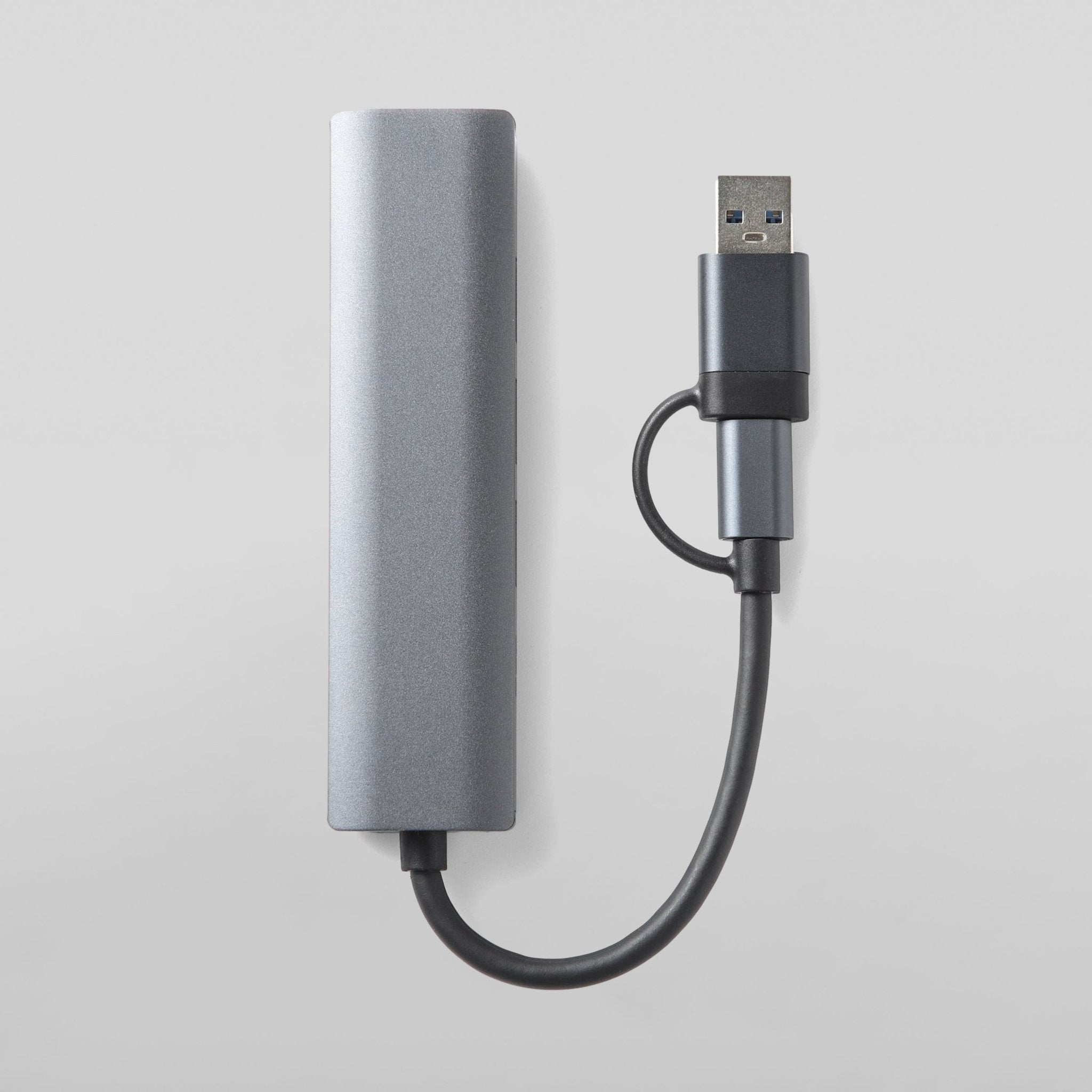 5-in-1 USB Multiport Adapter Gigabit RJ45, 3x USB 3.0, USB Type-C