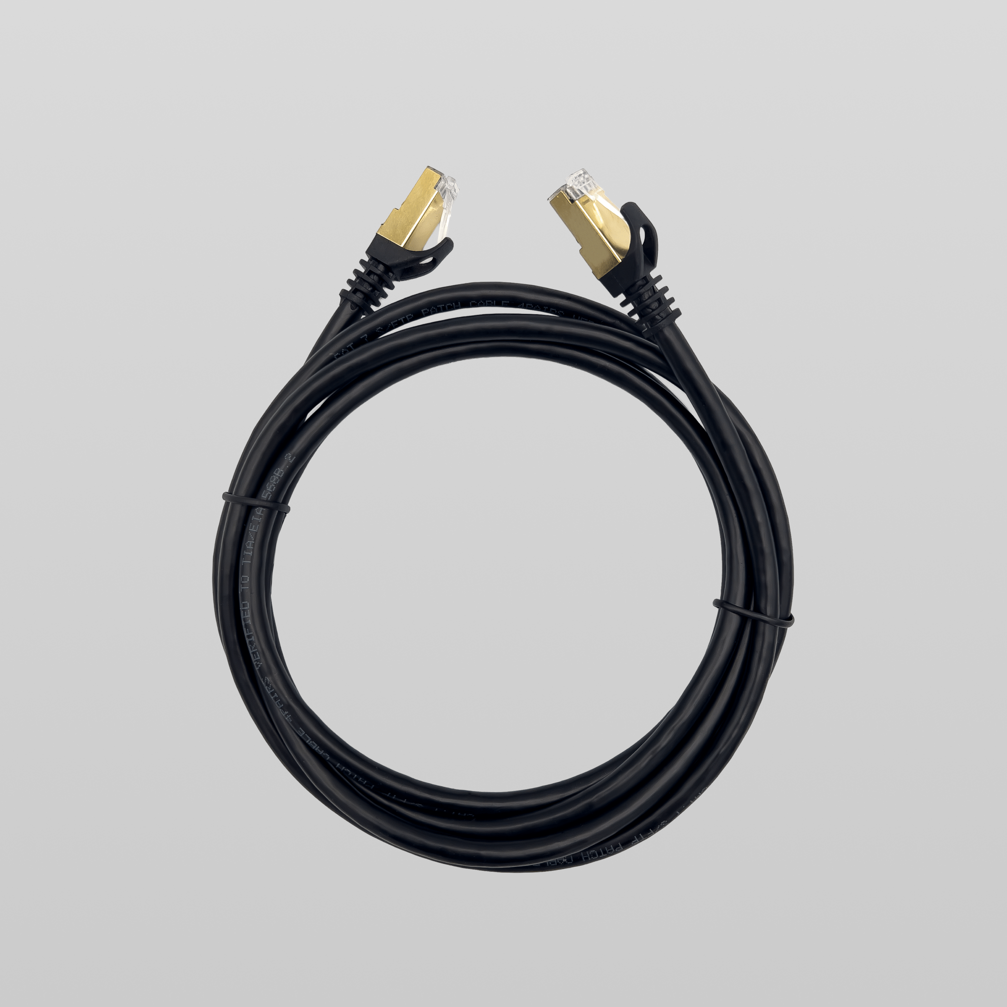 Cat7 Ethernet Cable (2m/ 6.5ft, Black)