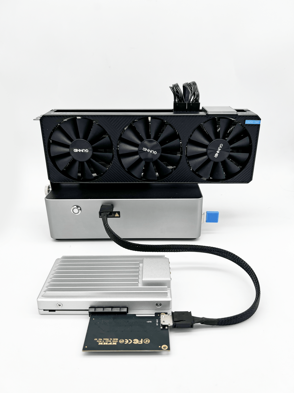 800W OCuLink GPU Docking Station – High-Performance External GPU Enclosure
