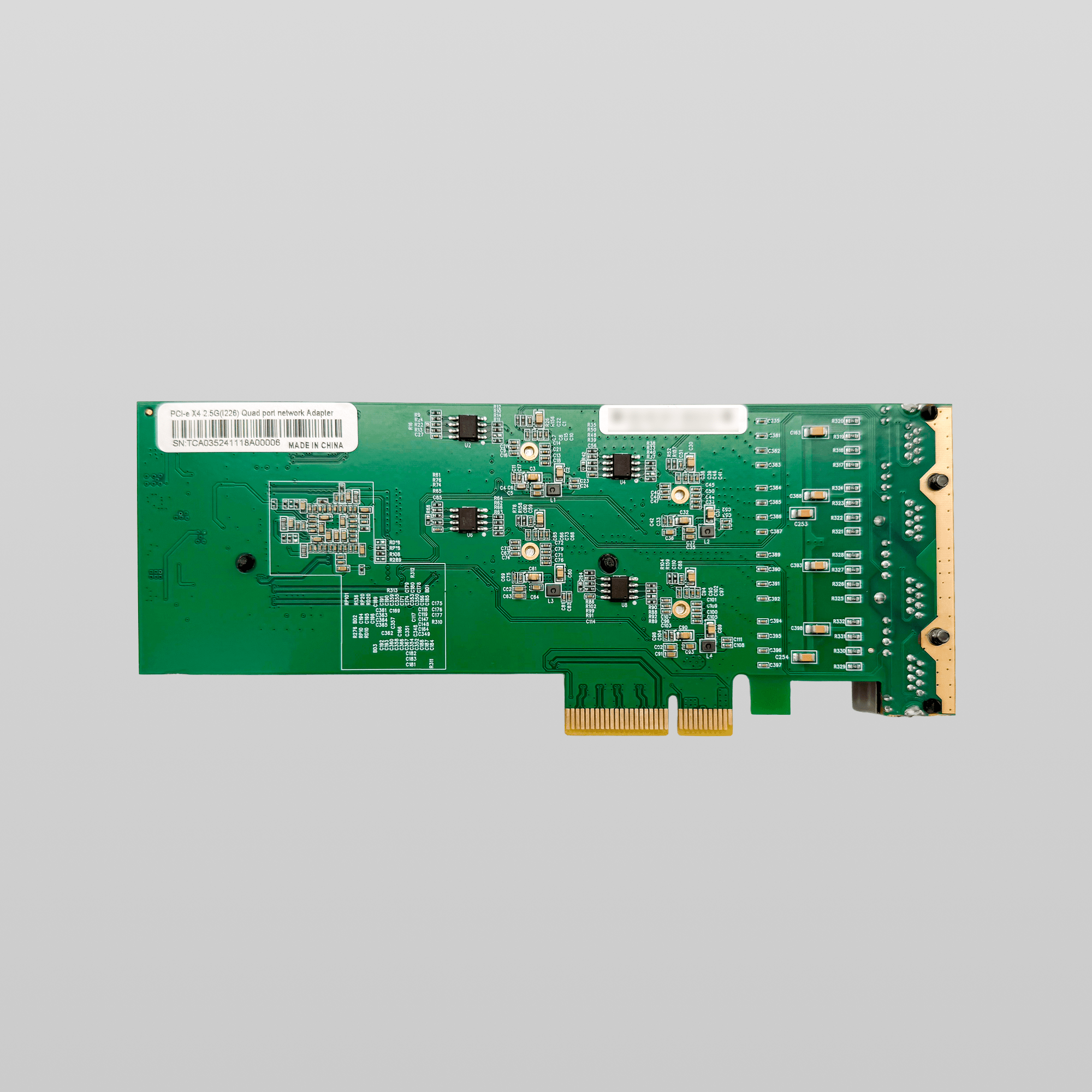 PCIe to 4-Port 2.5G Ethernet Adapter Intel I226 Chipset