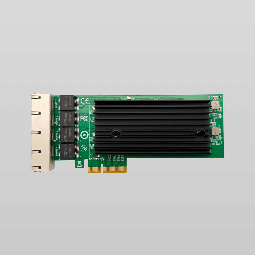 PCIe to 4-Port 2.5G Ethernet Adapter Intel I226 Chipset