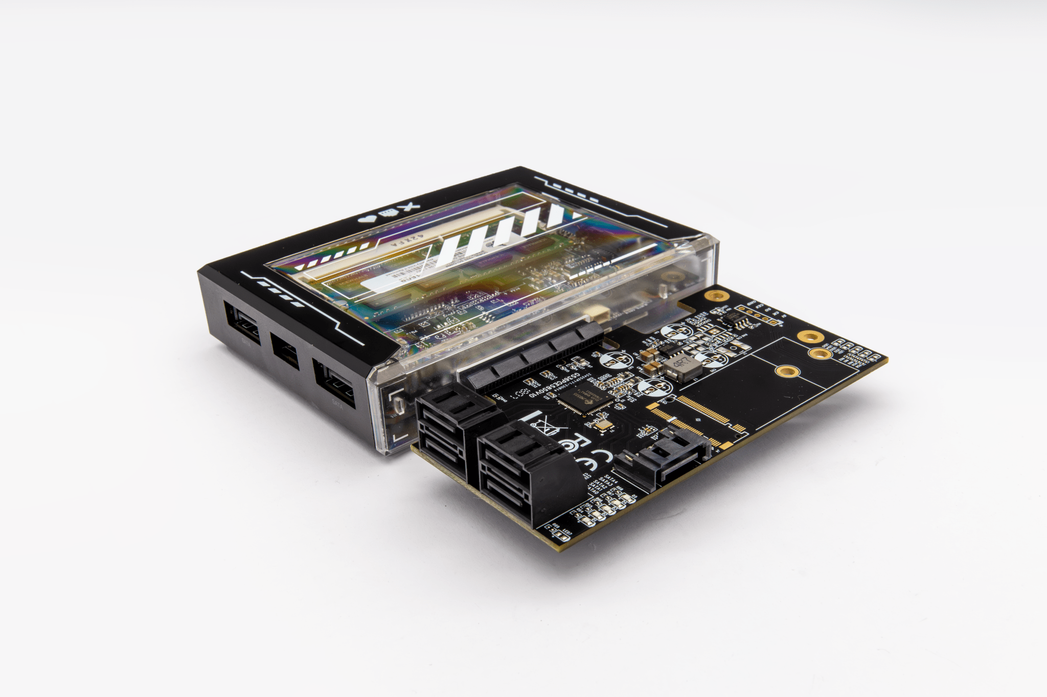 PCIe to 5 Port SATA III Adapter JMB585 Chipset