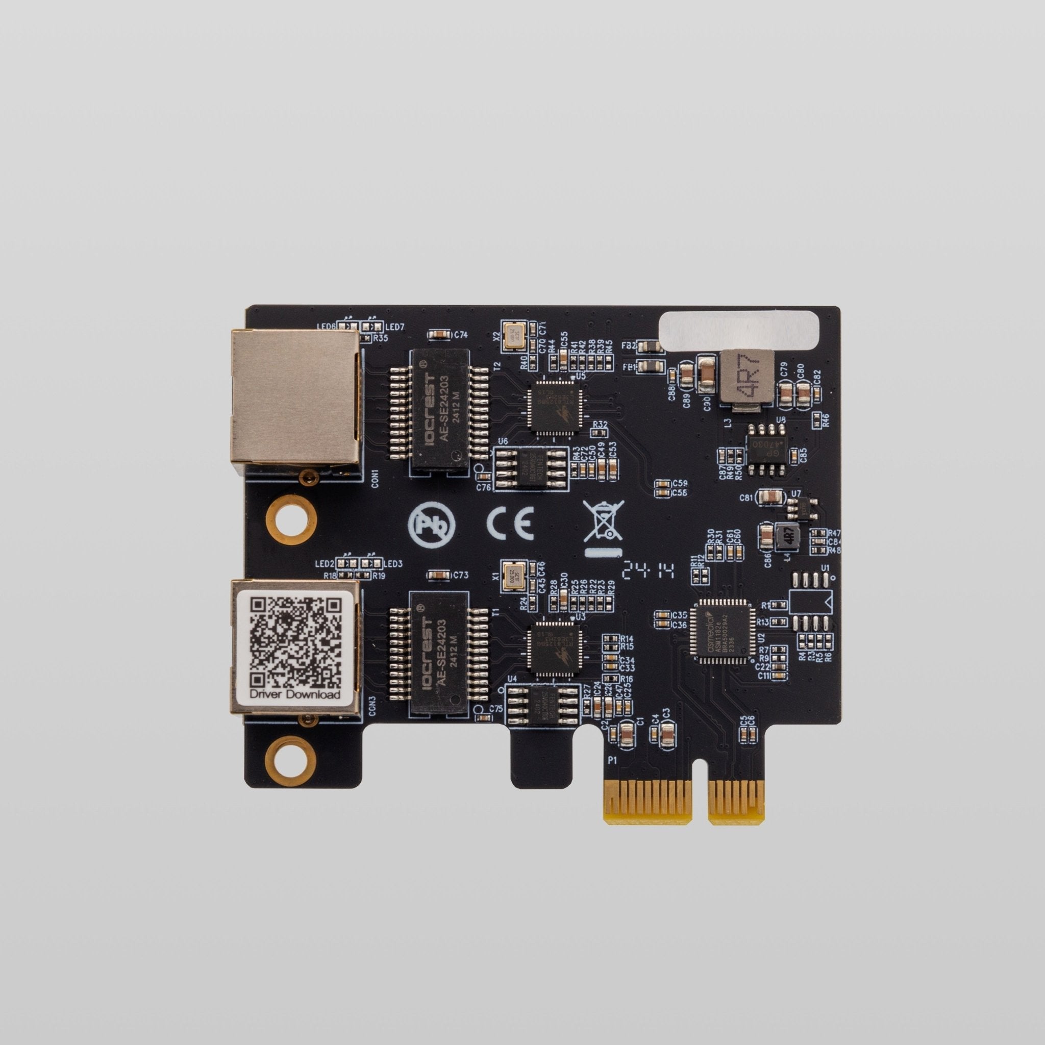 PCIe to Dual Port 2.5G Ethernet Adapter Realtek RTL8125B Chipset