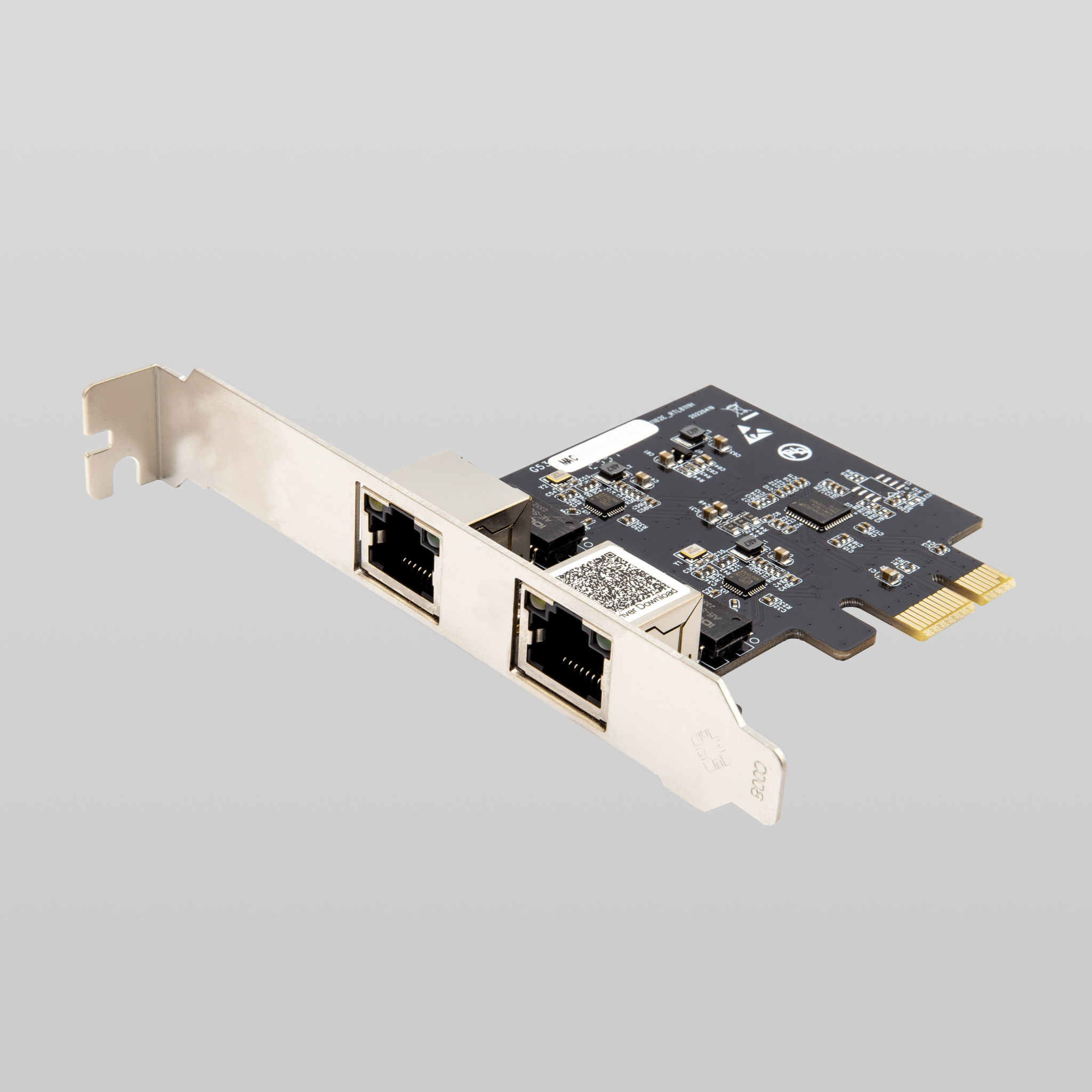 PCIe to Dual Port Gigabit Ethernet Adapter Realtek RTL8111 Chipset