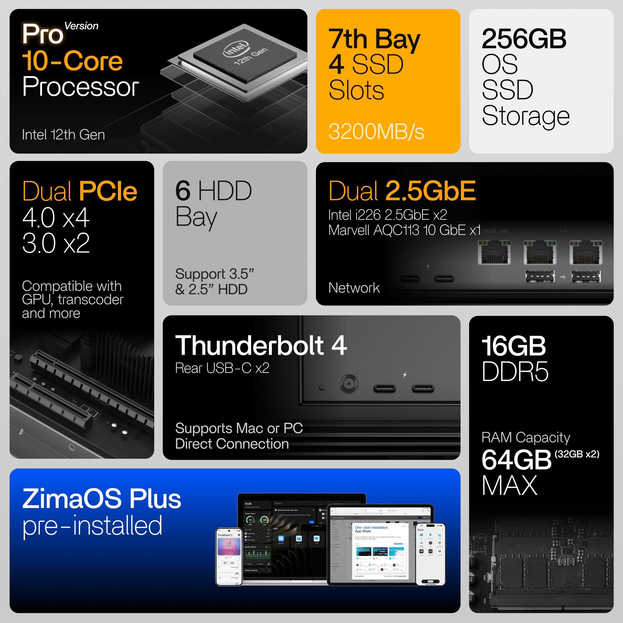 ZimaCube 2 Personal Cloud Home NAS
